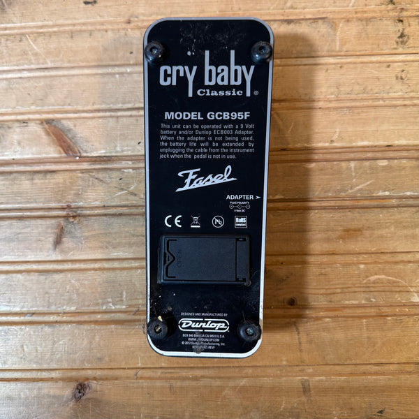 Dunlop GCB95F Cry Baby Classic Wah Pedal USED