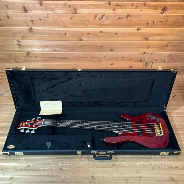 Yamaha TRBJP2 John Patitucci Signature Electric Bass Guitar - Translucent Dark Red
