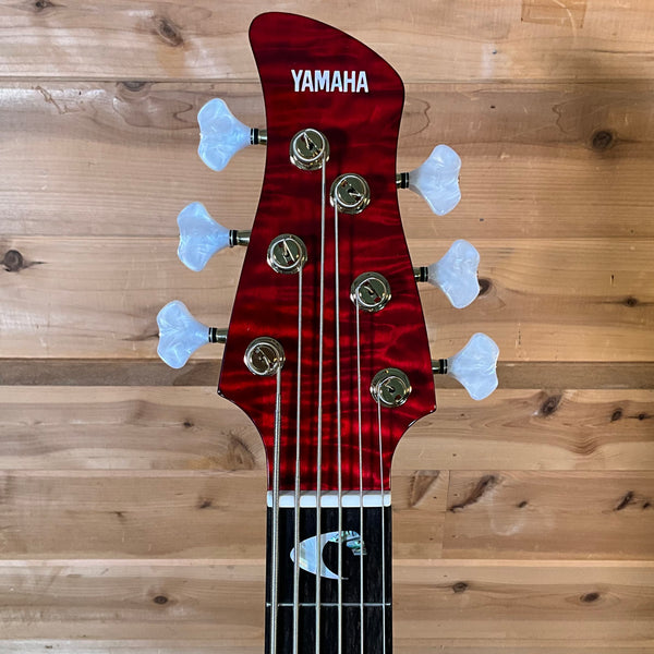 Yamaha TRBJP2 John Patitucci Signature Electric Bass Guitar - Translucent Dark Red