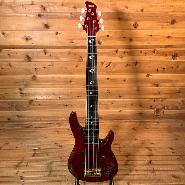 Yamaha TRBJP2 John Patitucci Signature Electric Bass Guitar - Translucent Dark Red