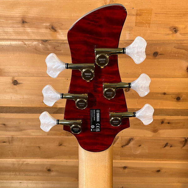 Yamaha TRBJP2 John Patitucci Signature Electric Bass Guitar - Translucent Dark Red