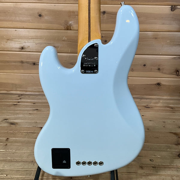 Fender American Ultra II Jazz Bass V Electric Bass Guitar - Avalanche