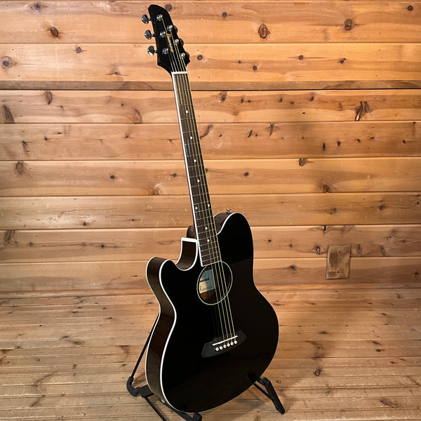 Ibanez TCY10E Acoustic Guitar - Black High Gloss
