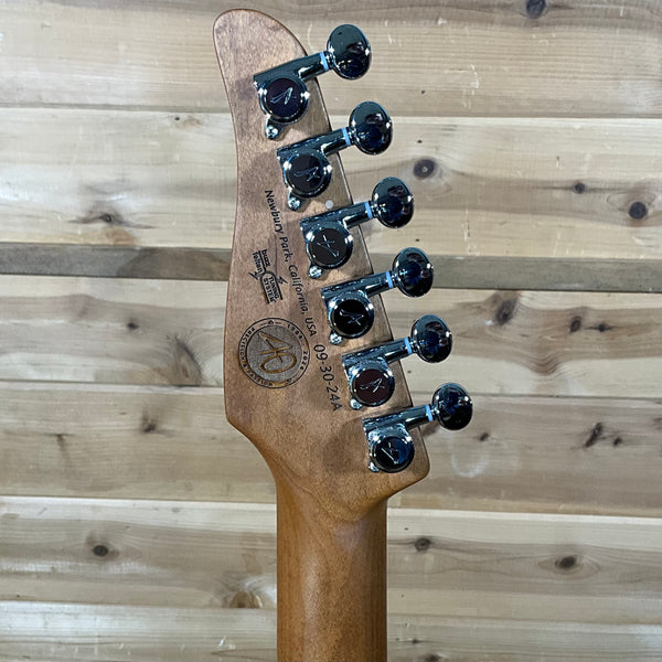 Tom Anderson Raven Classic Electric Guitar - Black with Orange Dog Hair