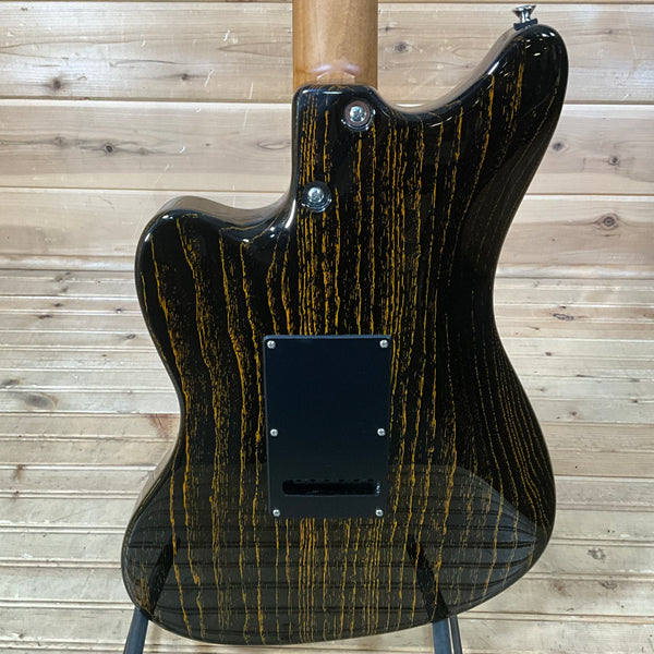 Tom Anderson Raven Classic Electric Guitar - Black with Orange Dog Hair