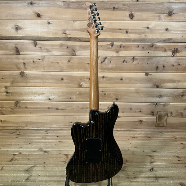 Tom Anderson Raven Classic Electric Guitar - Black with Orange Dog Hair