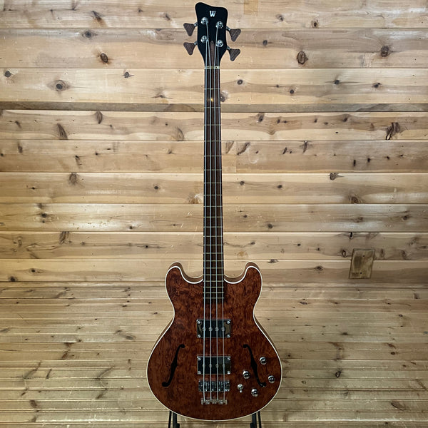 Warwick Masterbuilt Star Bass II Bubinga 4-String Electric Bass - Natural Transparent Satin