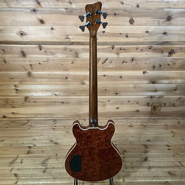 Warwick Masterbuilt Star Bass II Bubinga 4-String Electric Bass - Natural Transparent Satin