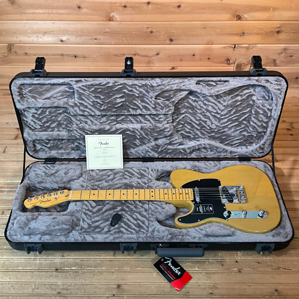 Fender American Professional II Telecaster Left Handed Electric Guitar - Butterscotch Blonde