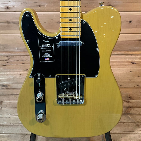 Fender American Professional II Telecaster Left Handed Electric Guitar - Butterscotch Blonde