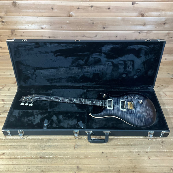 ギター PRS Custom 24-08 10top charcoal burst PRS Custom 24-08 10-Top Electric Guitar - Faded Whale Blue