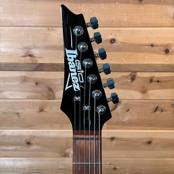 Ibanez Gio GRX70QAL Left Handed Electric Guitar - Transparent Blue Burst