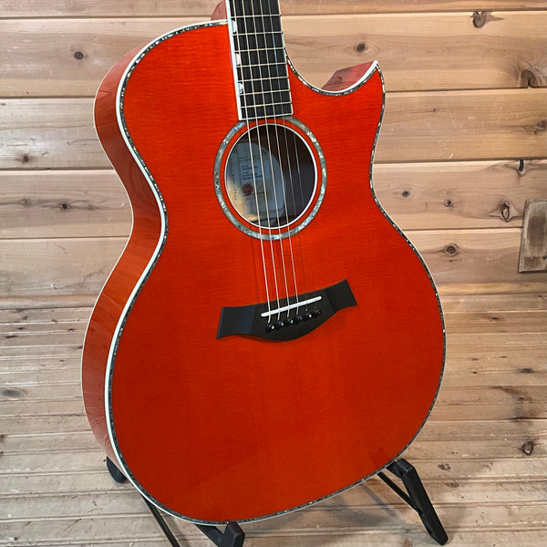 Taylor Doyle Dykes Signature Acoustic Guitar - Translucent Orange