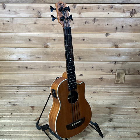 Kala Scout Fretted Acoustic Electric U•BASS - Mahogany