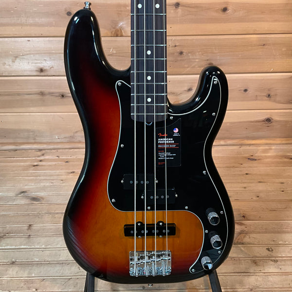 Fender American Performer Precision Bass USED - 3 Color Sunburst