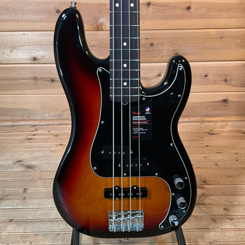 Fender American Performer Precision Bass USED - 3 Color Sunburst