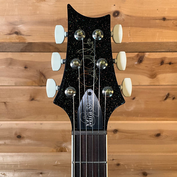 PRS S2 Mira 594 Electric Guitar - Black Rainbow Holoflake