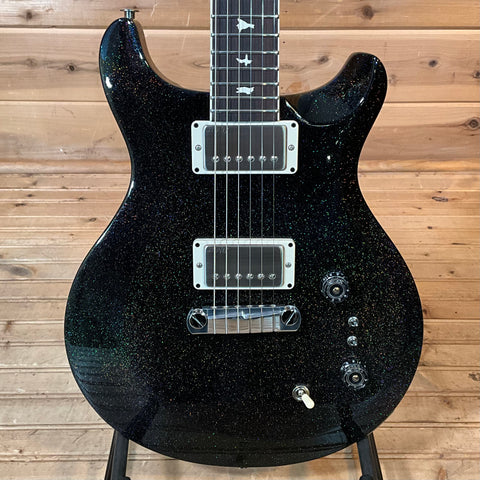 PRS S2 Mira 594 Electric Guitar - Black Rainbow Holoflake