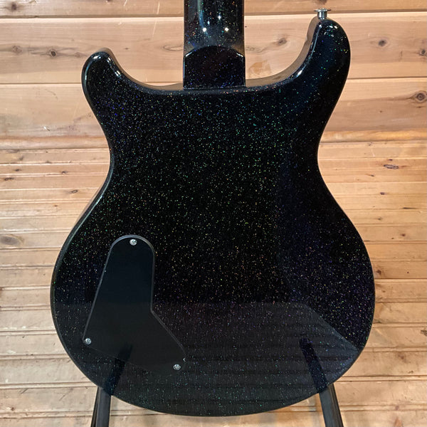 PRS S2 Mira 594 Electric Guitar - Black Rainbow Holoflake