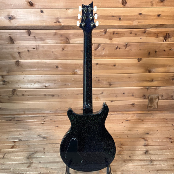PRS S2 Mira 594 Electric Guitar - Black Rainbow Holoflake