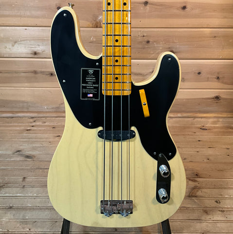Fender 75th Anniversary American Vintage II 1951 Precision Electric- Butterscotch Blonde