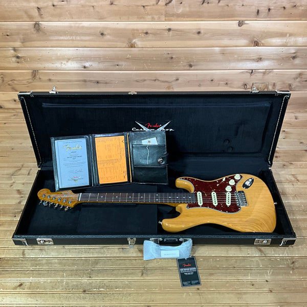Fender Custom Shop American Custom Stratocaster Electric Guitar - Amber Natural
