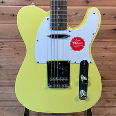 Squier Sonic Telecaster Electric Guitar - Canary Yellow - Huber