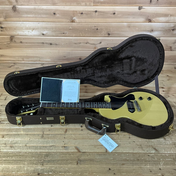Gibson Custom 1957 Les Paul Junior Single Cut Reissue Murphy Ultra Light Aged Electric Guitar - TV Yellow
