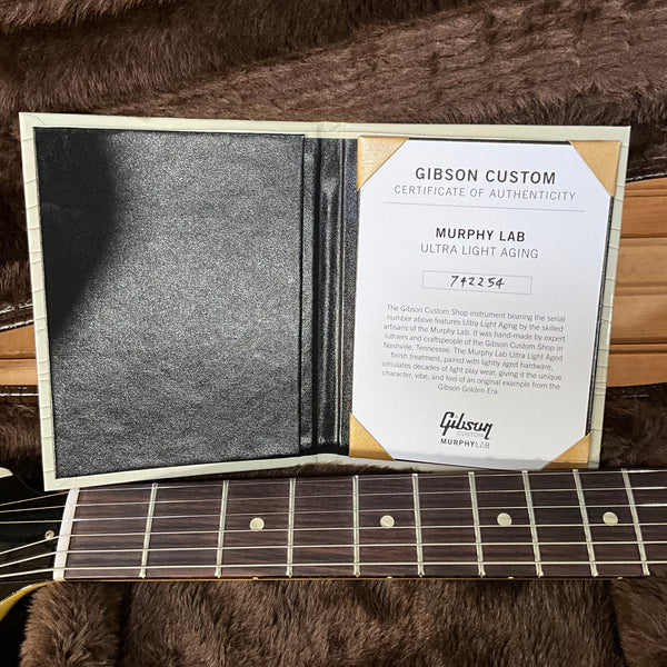 Gibson Custom 1957 Les Paul Junior Single Cut Reissue Murphy Ultra Light Aged Electric Guitar - TV Yellow