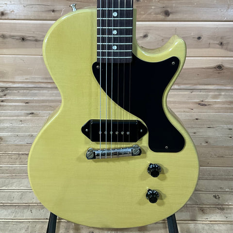 Gibson Custom 1957 Les Paul Junior Single Cut Reissue Murphy Ultra Light Aged Electric Guitar - TV Yellow