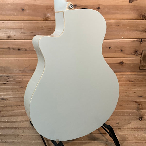 Yamaha APX600 Thinline Acoustic Guitar Vintage - Vintage White