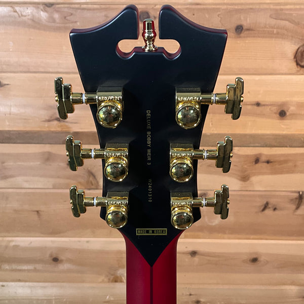 D'Angelico Deluxe Bobby Weir 3 Electric Guitar - Satin Trans Wine