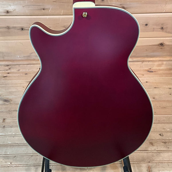 D'Angelico Deluxe Bobby Weir 3 Electric Guitar - Satin Trans Wine