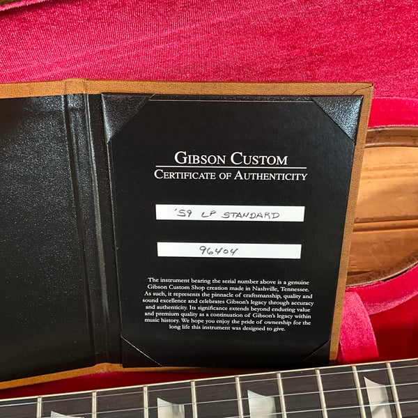 Gibson Custom 1959 Les Paul Standard Brazilian Electric Guitar - Huburst