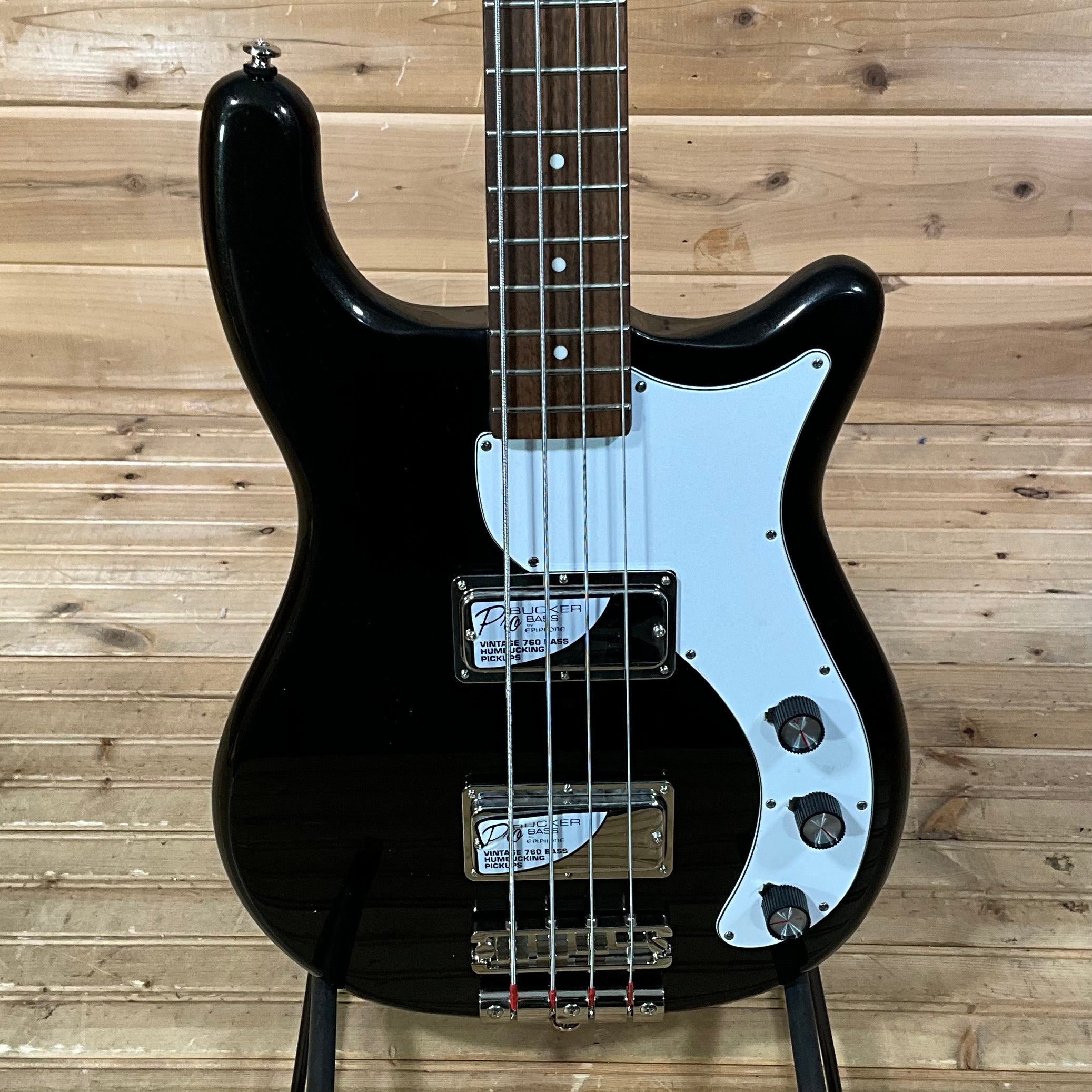 Epiphone Embassy Bass Electric Bass Guitar - Graphite Black