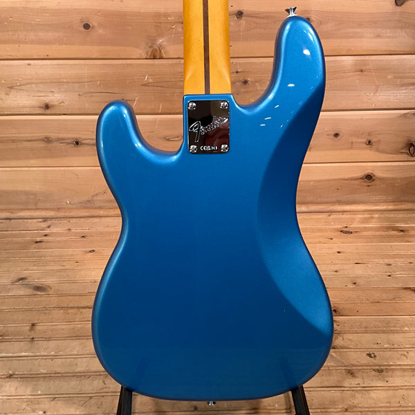 Fender American Professional Classic Precision Electric Bass Guitar - Faded Lake Placid Blue