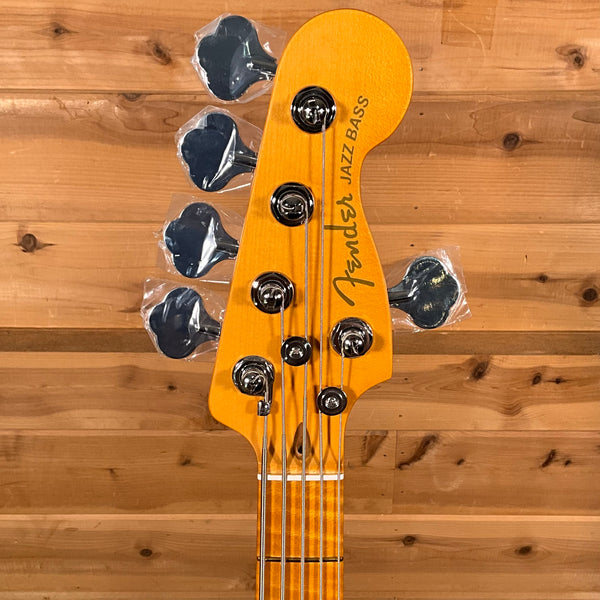 Fender American Ultra II Jazz Bass V Electric Bass Guitar - Sinister Red