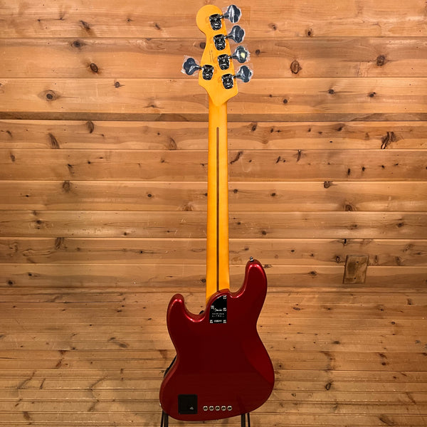 Fender American Ultra II Jazz Bass V Electric Bass Guitar - Sinister Red