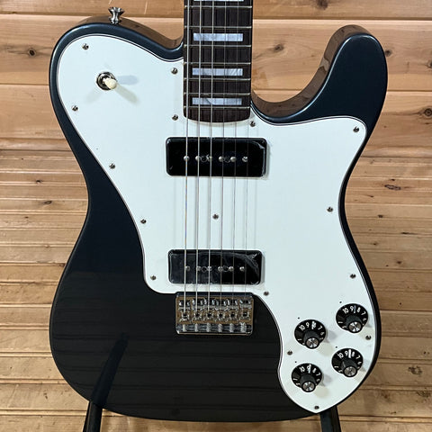 Fender Chris Shiflett Cleaver Telecaster Deluxe Electric Guitar - Charcoal Frost Metallic