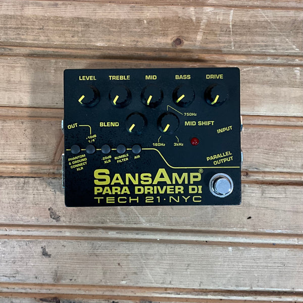 Tech 21 SansAmp Para Driver V2 DI Pedal USED