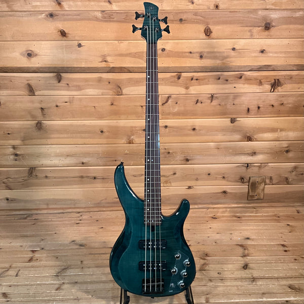 Yamaha TRBX604FM 4-String Electric Bass Guitar - Indigo Blue