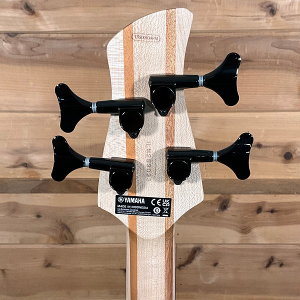 Yamaha TRBX604FM 4-String Electric Bass Guitar - Indigo Blue