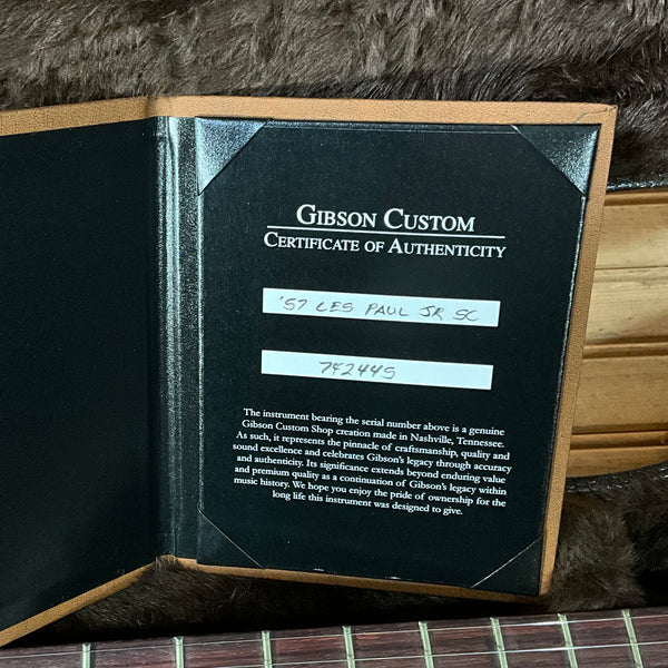 Gibson Custom 1957 Les Paul Junior Single Cut Reissue VOS Electric Guitar - Vintage Sunburst