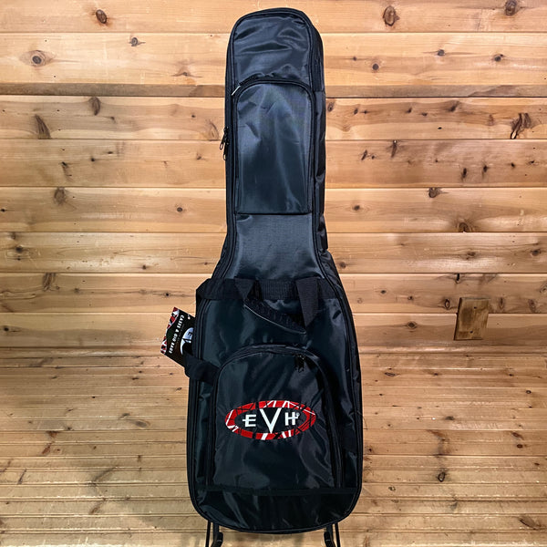 EVH Limited Edition Striped Series Frankenstein Frankie Aged Electric Guitar - Black with Yellow Stripes