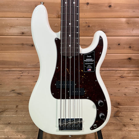 Fender American Professional II Precision V Bass - Olympic White