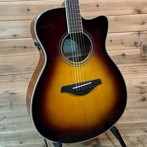 Yamaha FSC-TA TransAcoustic Guitar- Brown Sunburst