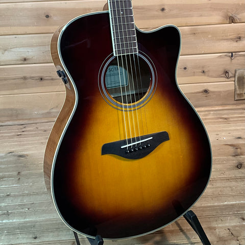 Yamaha FSC-TA TransAcoustic Guitar- Brown Sunburst