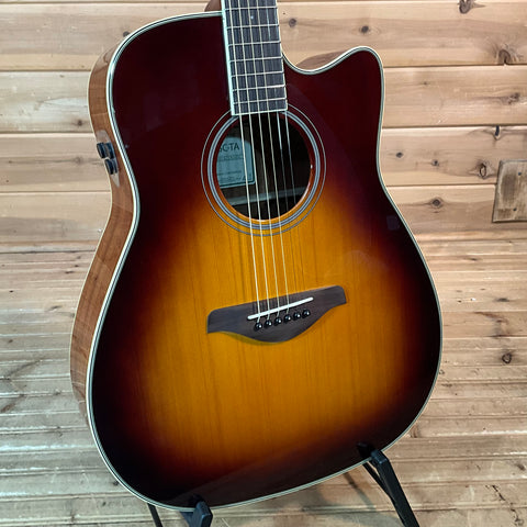 Yamaha FGC-TA TransAcoustic Guitar- Brown Sunburst