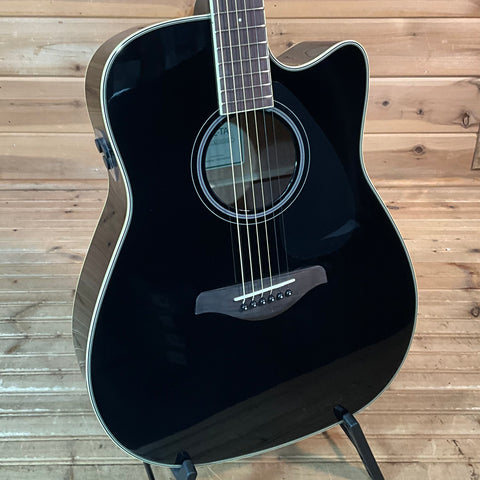 Yamaha FGC-TA TransAcoustic Acoustic Guitar - Black