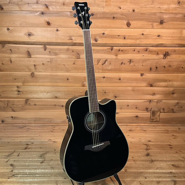 Yamaha FGC-TA TransAcoustic Acoustic Guitar - Black